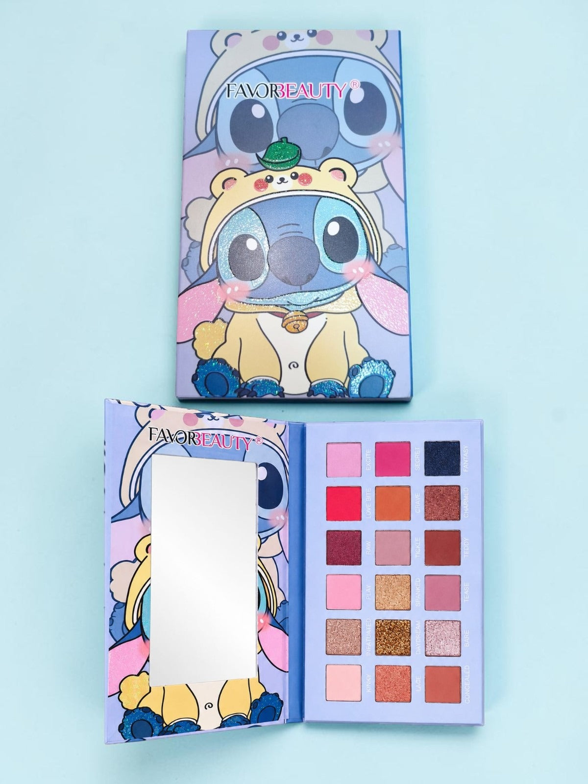 Paleta Stitch Favor Beauty 18 Colores