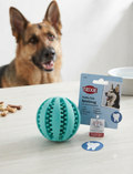 Trixie Denta Fun pelota dental juguete perro goma turquesa