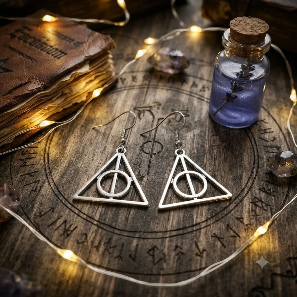 Pendientes Reliquias de la Muerte - Harry Potter