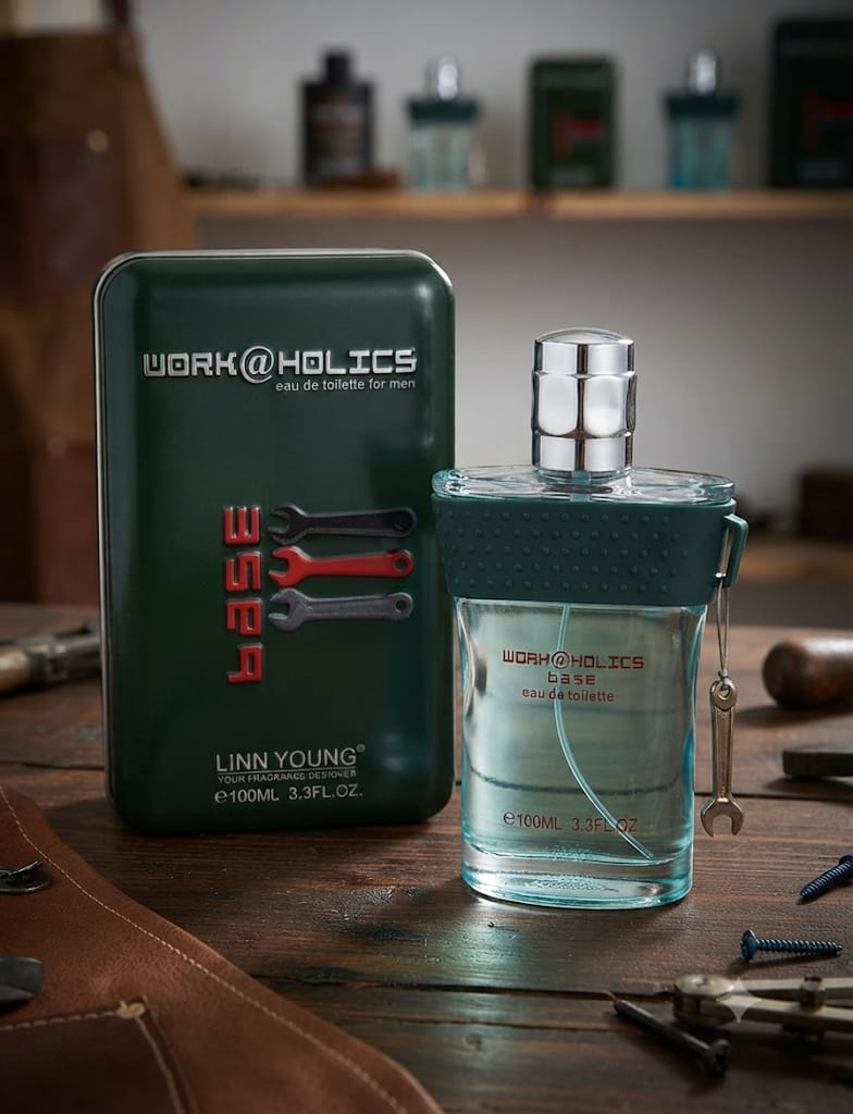 Work@holics Base Linn Young Eau de Toilette para hombre 100ml lata verde
