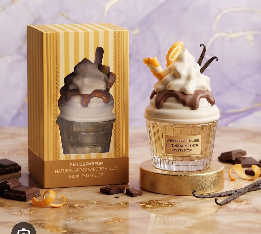 Lattafa Whipped Pleasure EDP helado chocolate vainilla