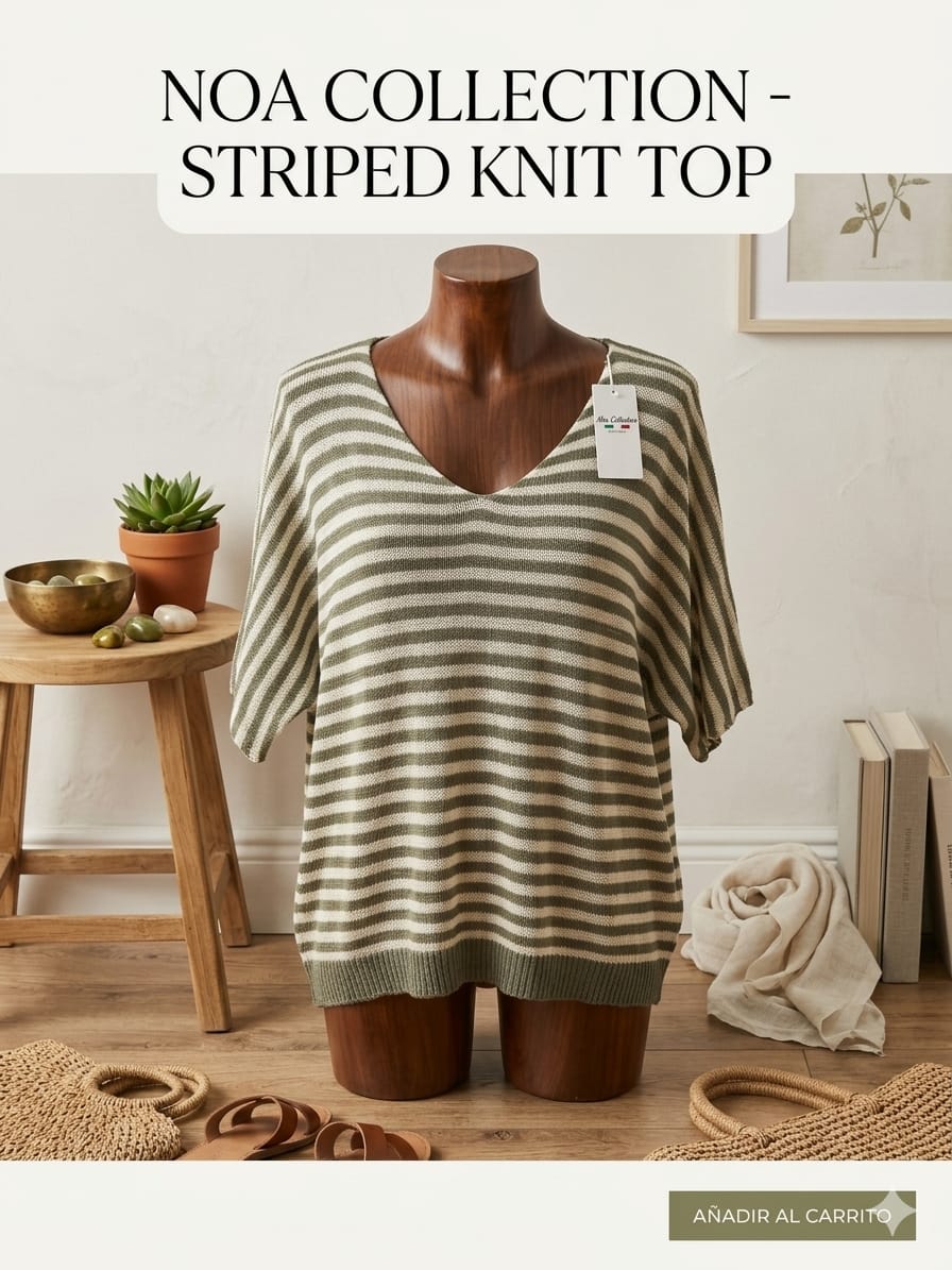 Top de Punto a Rayas Noa Collection