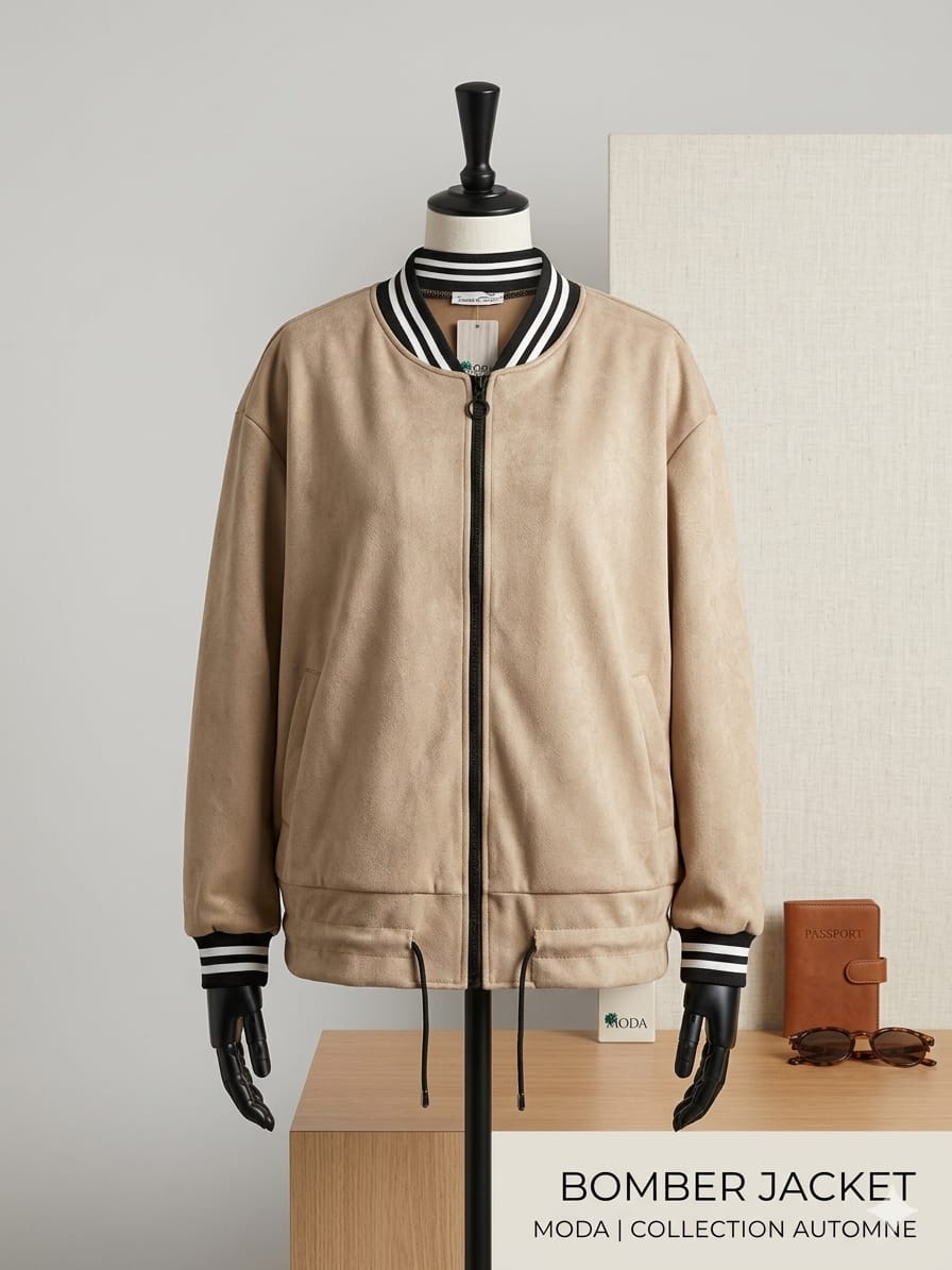 Bomber Jacket - Talla Única (46-50)