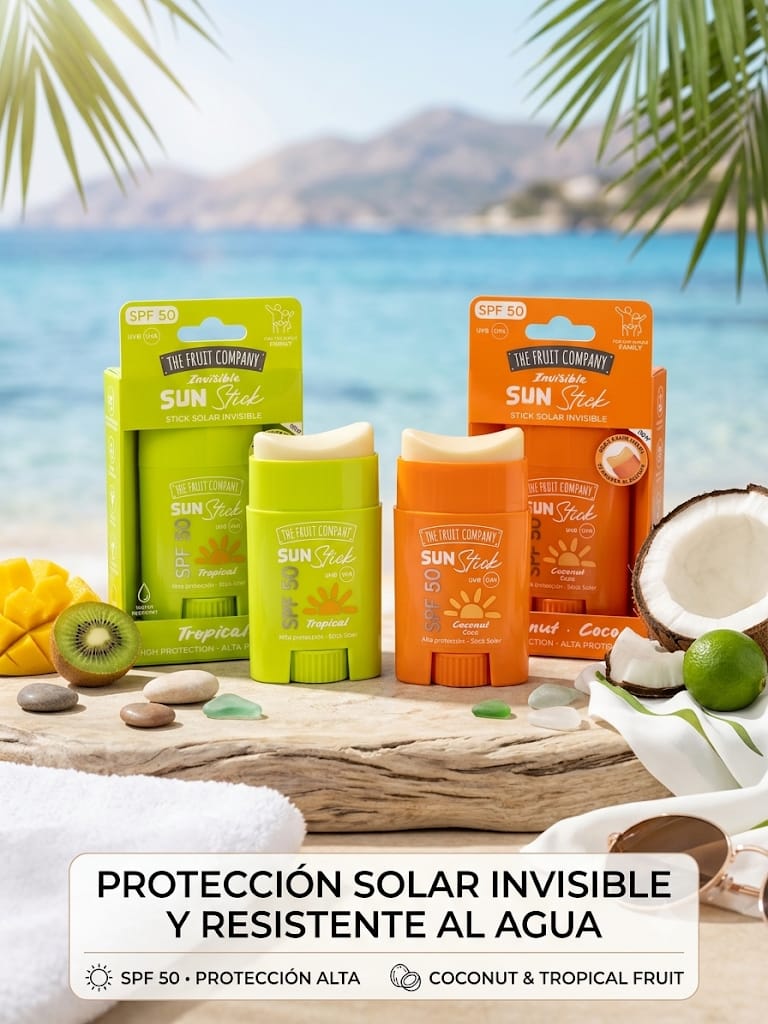 Sun Stick SPF 50 The Fruit Company Protector Solar Invisible