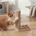 Rascador de gatos Jute Stripe yute natural gato naranja arañando durable furniture saver