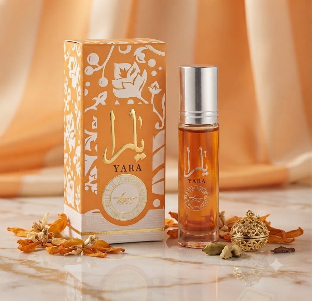 Yara Naranja roll-on oriental floral