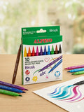 Rotuladores Pincel Alpino Brush - 10 colores lavables