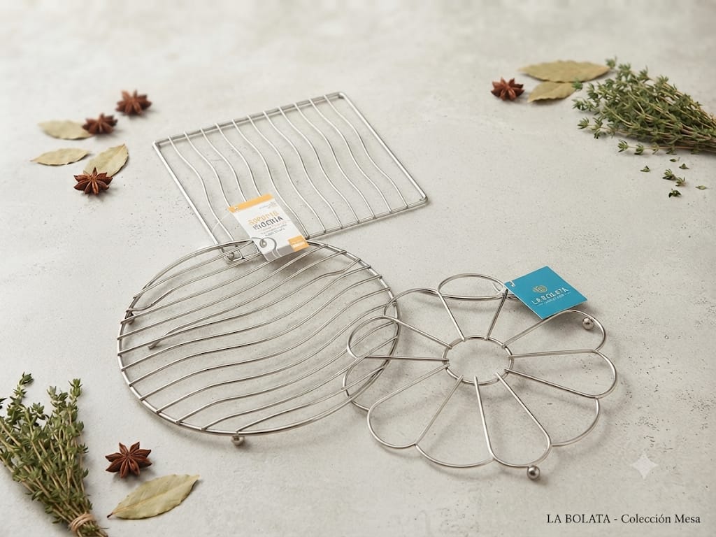 La Bolata Salvamanteles Acero Inoxidable - Colección Mesa