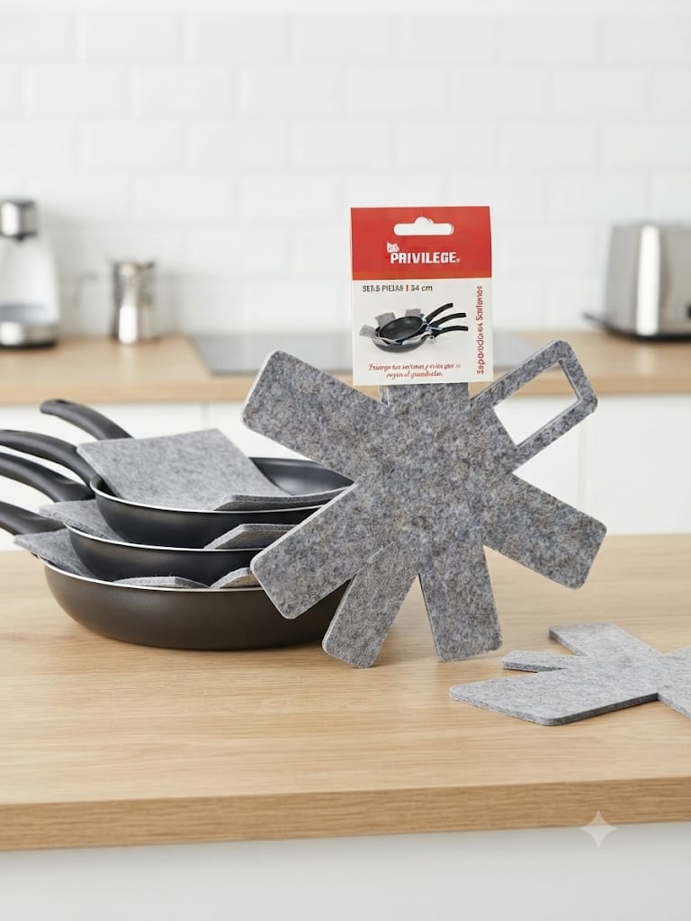 Privilege Set 5 Separadores de Sartenes 34cm - producto en cocina
