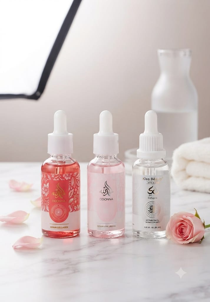 Sérum facial con colágeno - 3 variedades: Doonna Rojo, Doonna Rosa y Kiss Bé 24H
