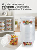 Taper Redondo PlasticForte 550ml Transparente