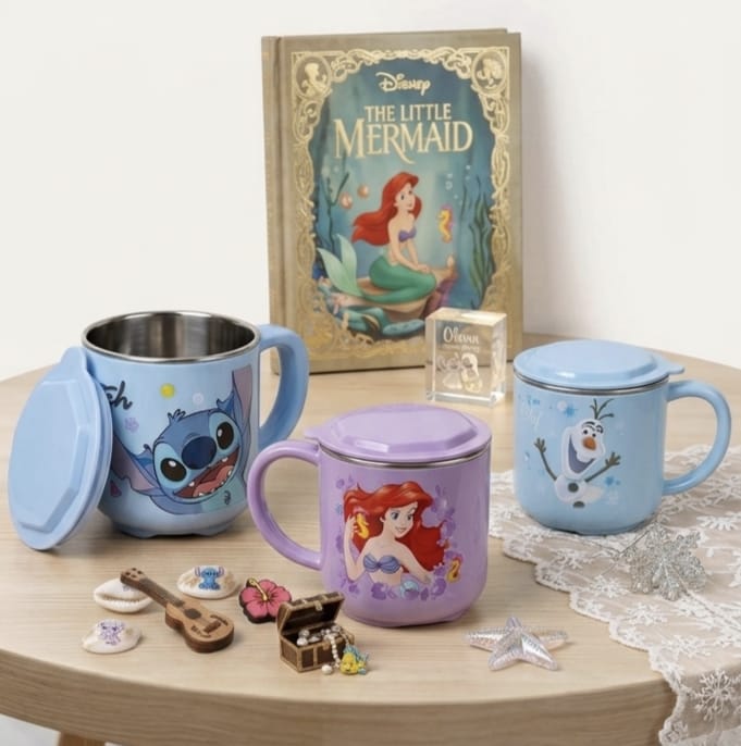 Taza Disney con Tapa