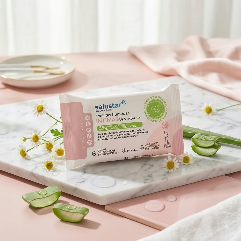 Toallitas Húmedas Íntimas Uso Externo — Salustar Natural Care