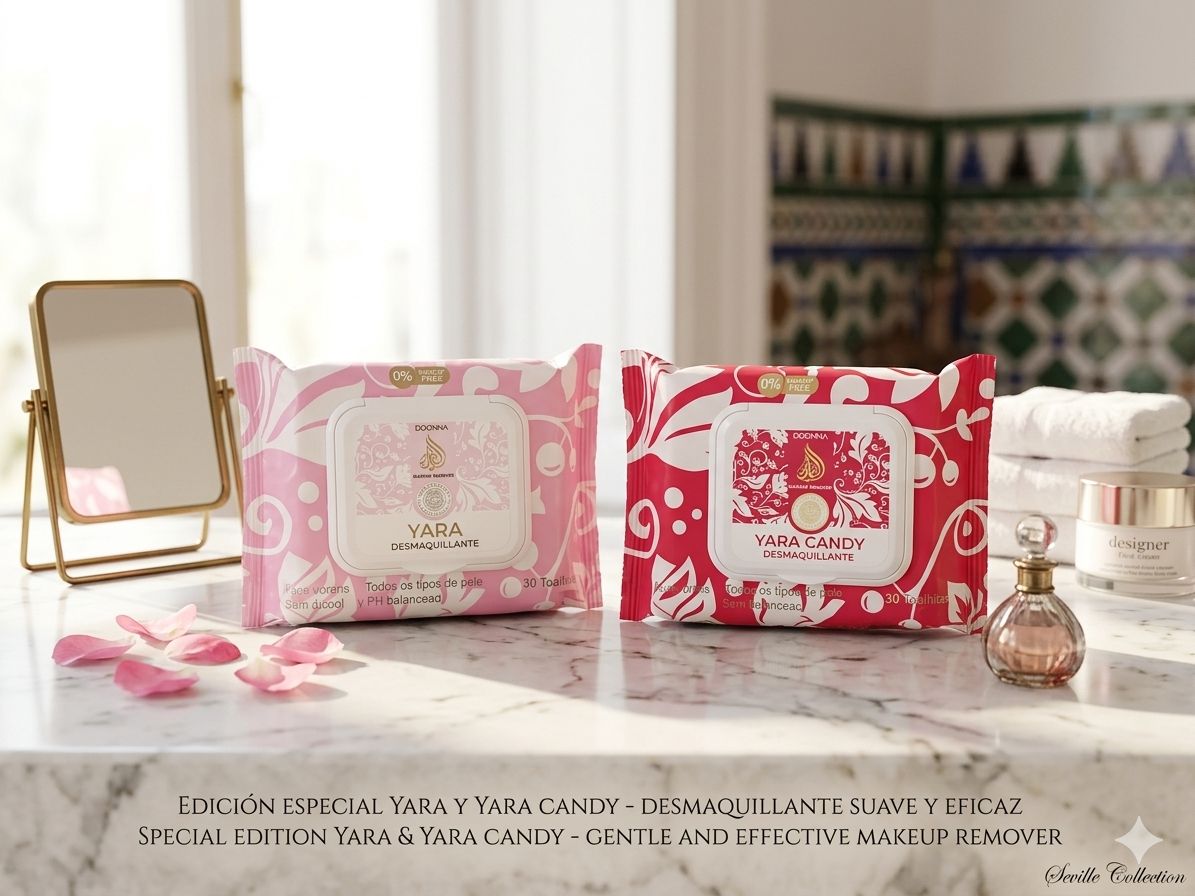 Toallitas Desmaquillantes Doonna Yara & Yara Candy - Edición Especial 30 uds