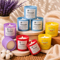 Velas perfumadas La Casa de los Aromas en varios colores y aromas