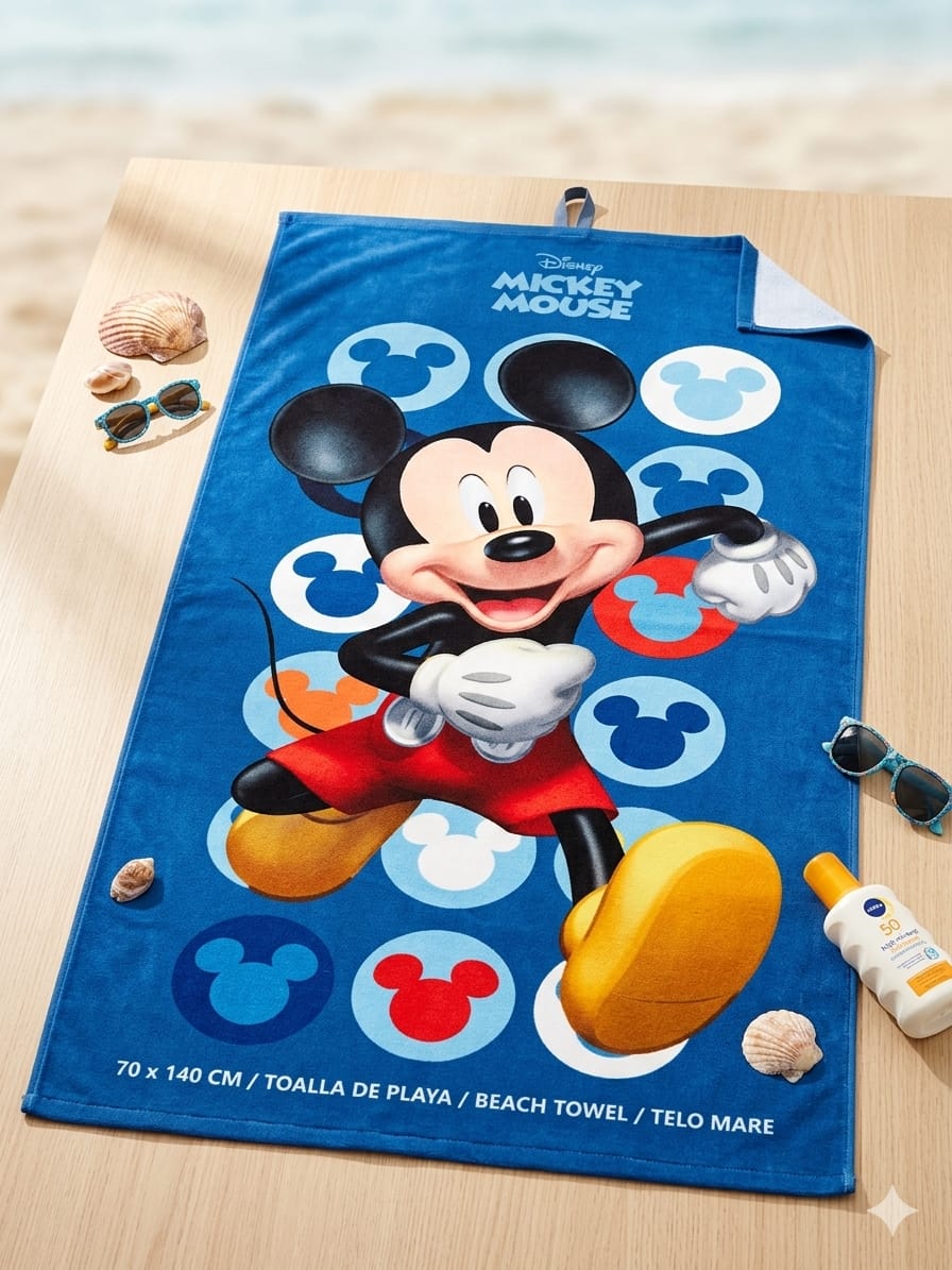 Toalla de Playa Disney Mickey Mouse 70x140cm