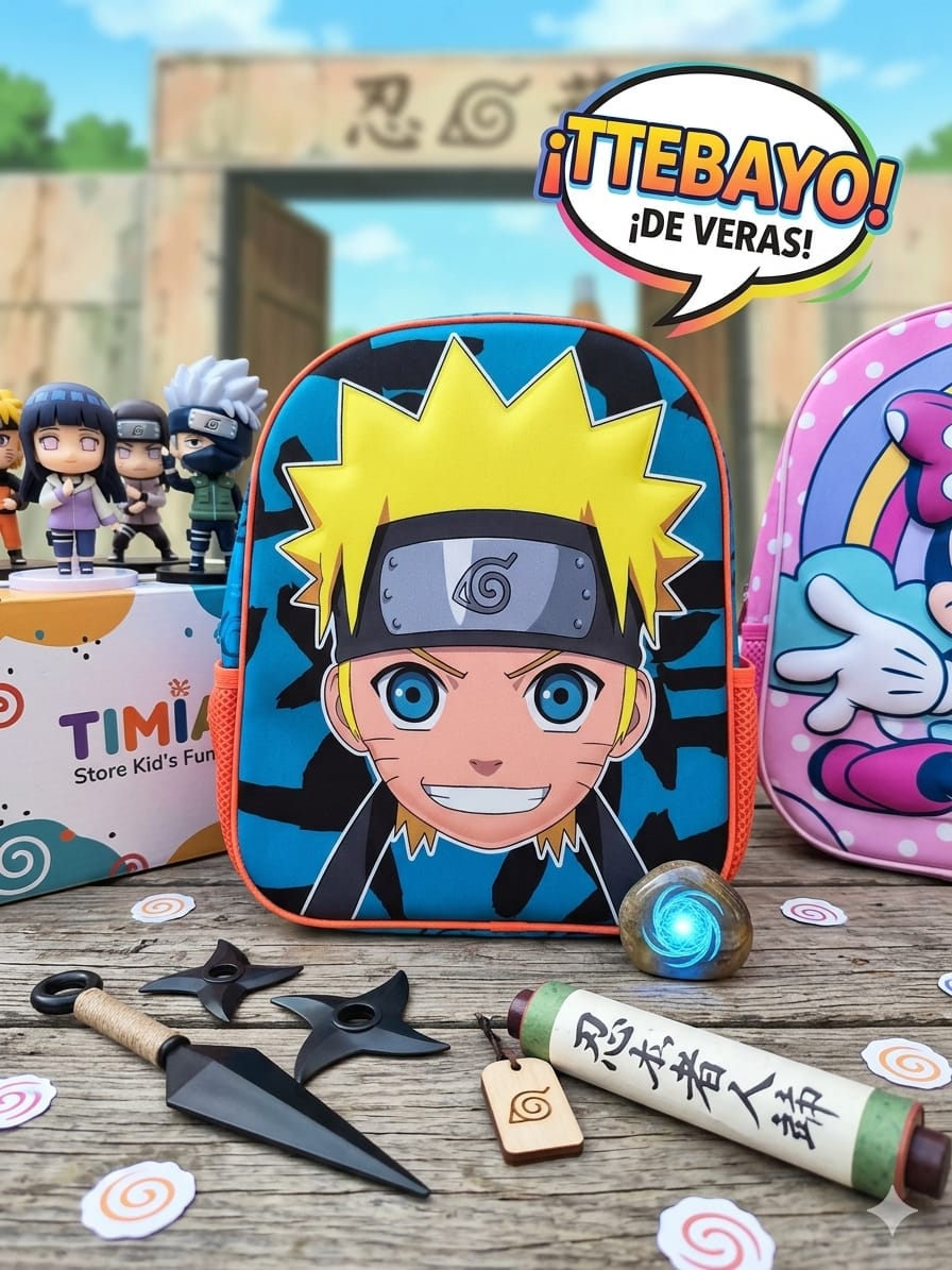 Mochila Infantil Naruto Shippuden