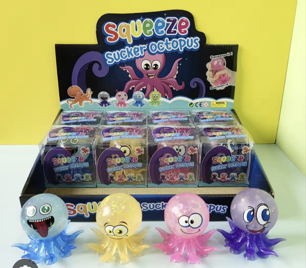 Squeeze Sucker Octopus - Pulpo Squishy Antiestrés
