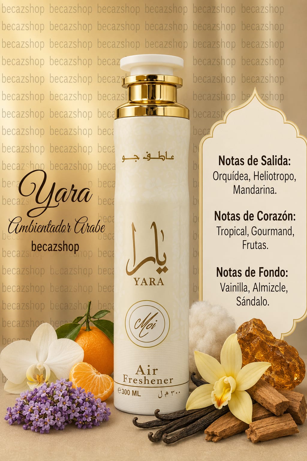 Ambientador en spray árabe Lattafa