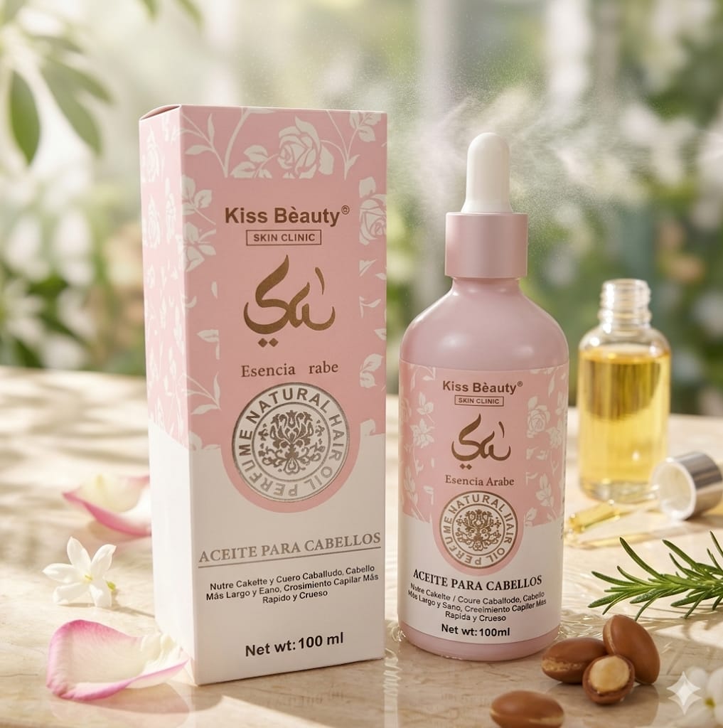 Aceite para Cabellos Kiss Beauty Esencia Árabe 100ml