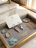 Pendientes Aro Huggie Caballito de Mar - Acero Inoxidable | YOYO