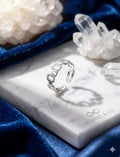 Arianne & Co. Anillo Cadena Acero Ajustable