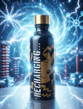 Botella Térmica Acero Pikachu Recharging Pokémon - Negro con dorado