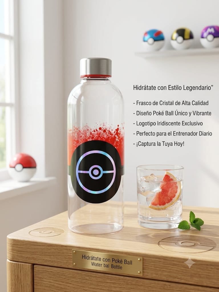 Botella Pokémon Trainer — Edición Colector