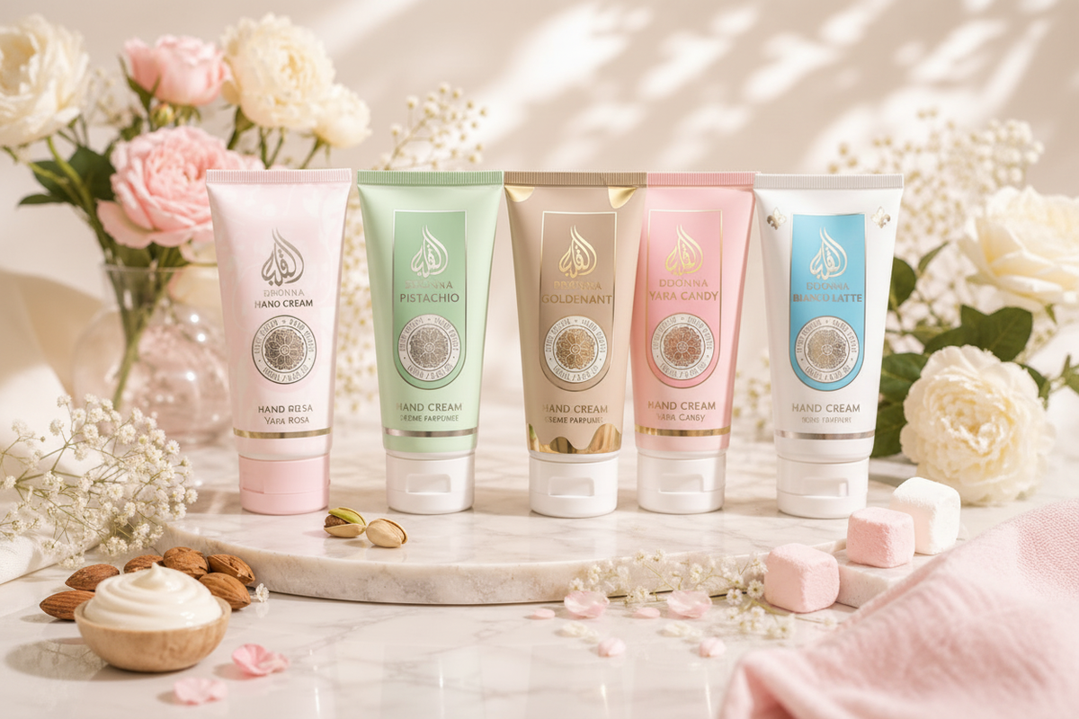 Crema de Manos DDonna - 5 Aromas alineados