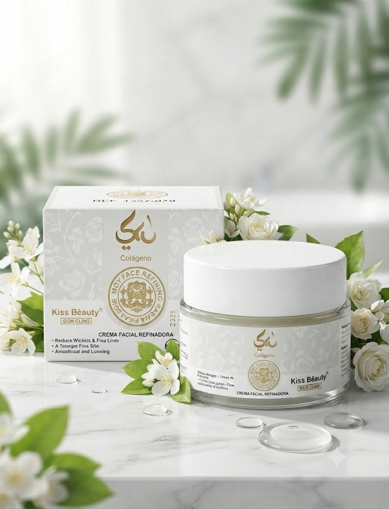 Crema Facial Refinadora Kiss Beauty Colágeno
