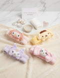 Sanrio Diadema Elástica de Felpa Skin Care - My Melody, Pompompurin, Kuromi, Hello Kitty