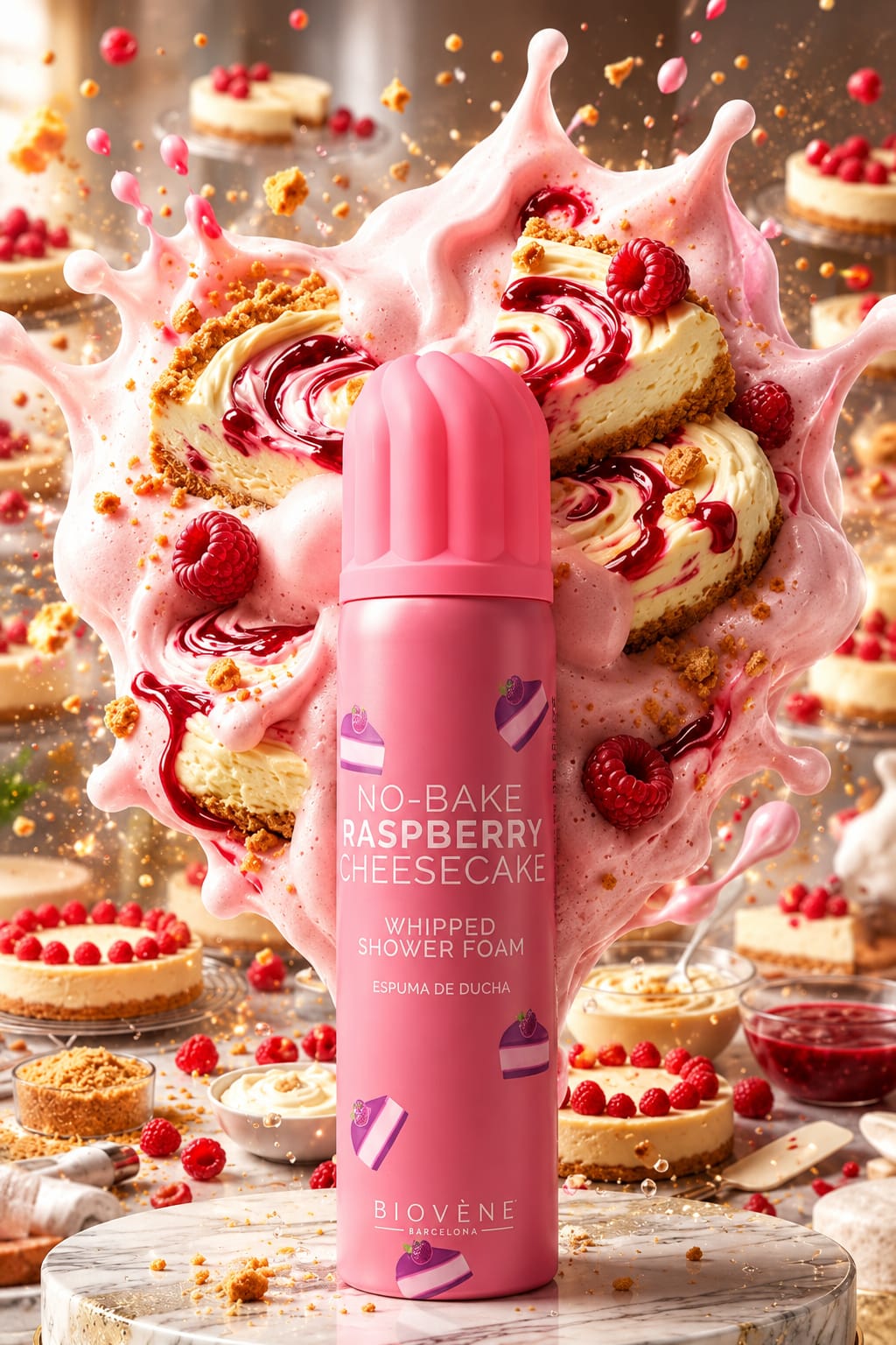 Espuma de Ducha BIOVÈNE Whipped Shower Foam - Varios Aromas