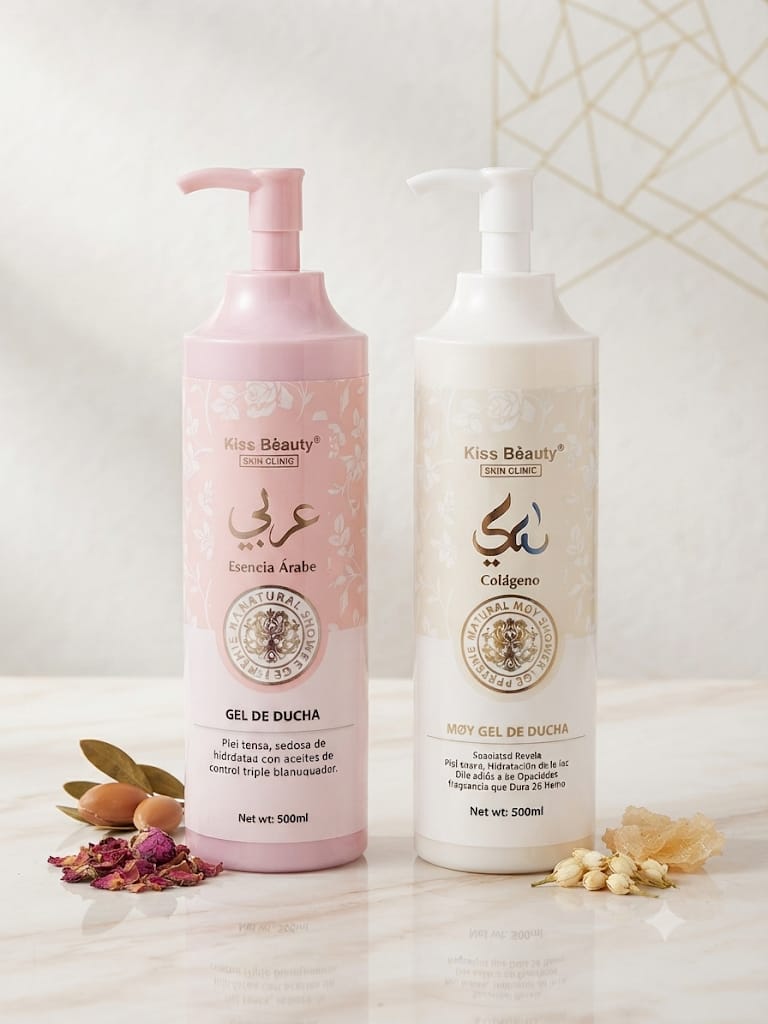 Kiss Beauty Gel de Ducha Esencia Árabe y Colágeno 500ml