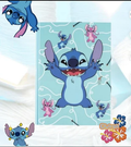 Carpeta con solapas y elásticos Stitch Disney
