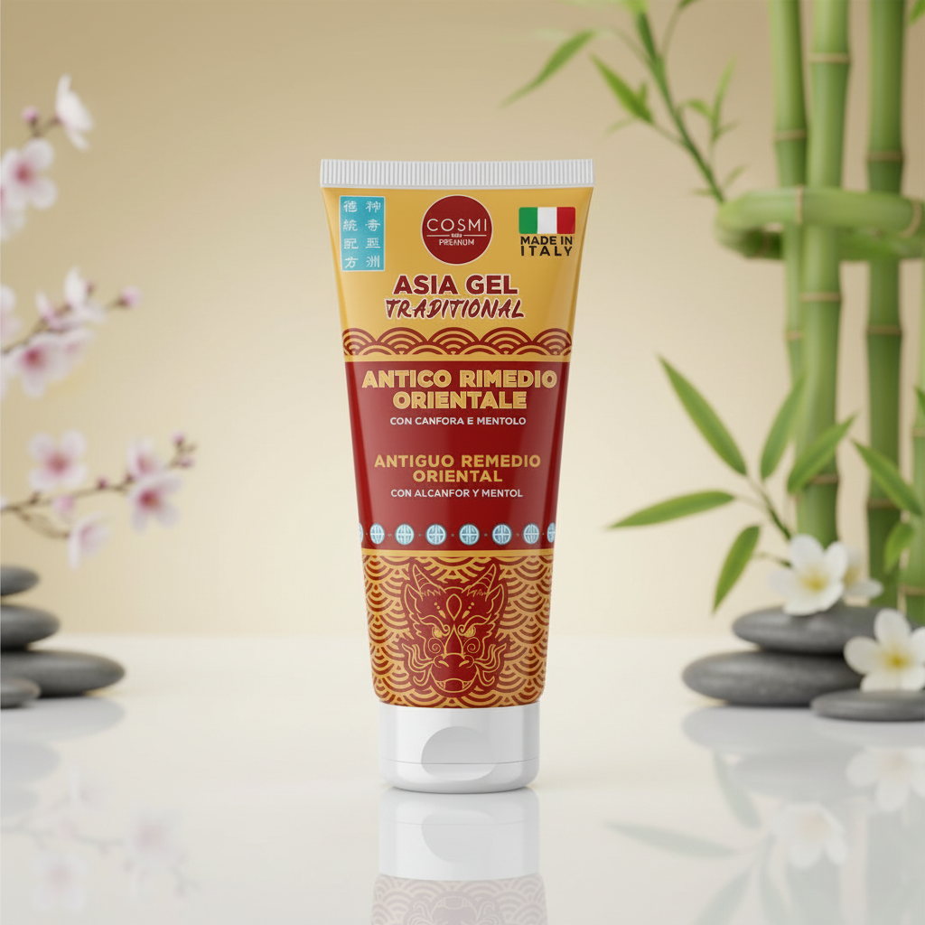 Cosmi Asia Gel Traditional Suave con elementos orientales iluminado