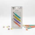 Conjunto de pinzas de depilar J&L - 4 colores
