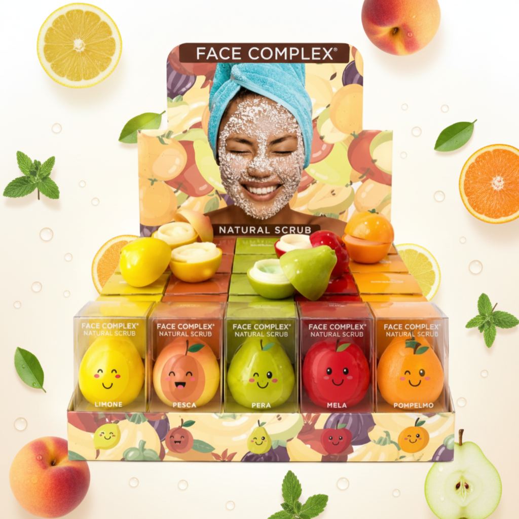 Face Complex Natural Scrub 5 aromas frutales - exfoliante facial natural