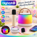 Altavoz Bluetooth Digivolt con micrófono, luz RGB y función karaoke