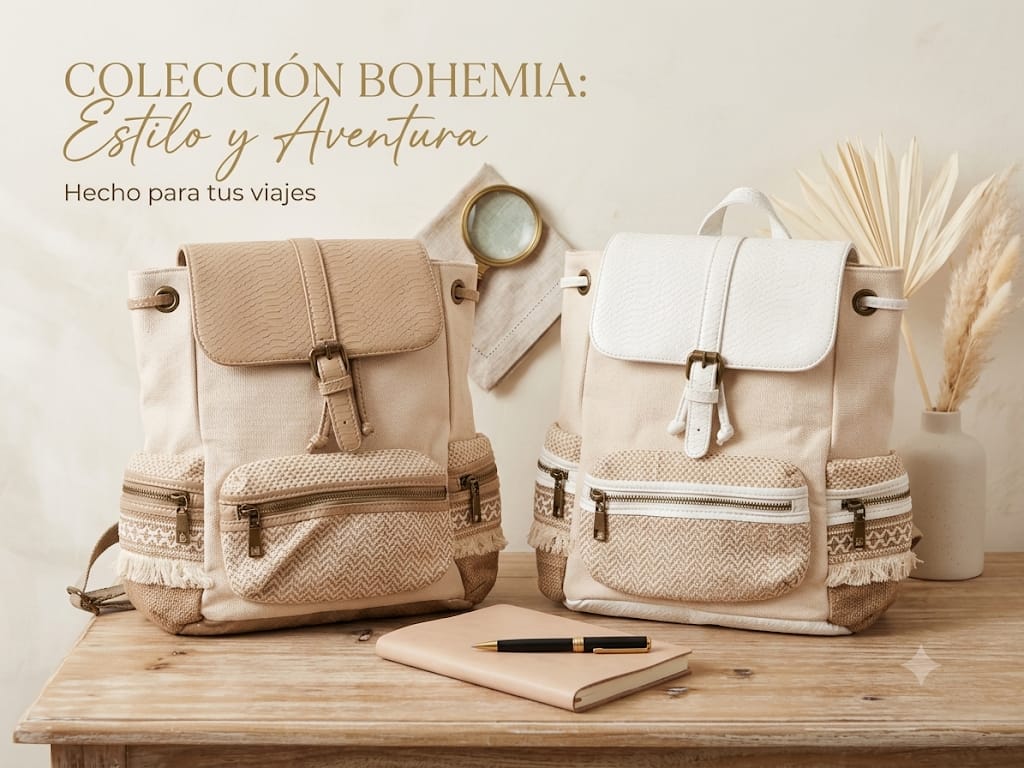 Mochila Colección Bohemia — Viaja con Estilo y Confort