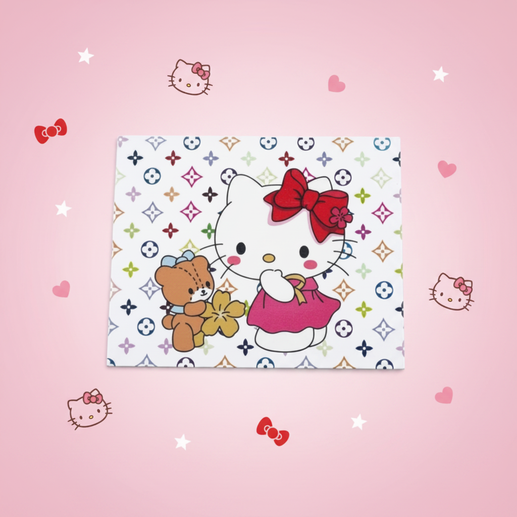 Paleta Hello Kitty - fondo con iconos Hello Kitty