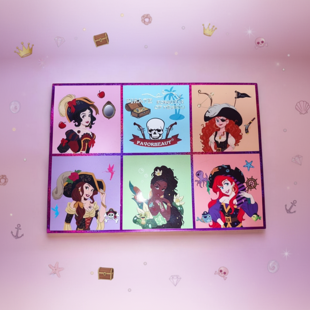 Paleta Pirate Princesses - más detalles