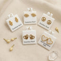 Pendientes Dorados Símbolos Stainless Steel