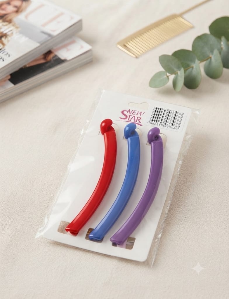 New Star Banana Clip Trio - Pack 3 Pinzas de Pelo