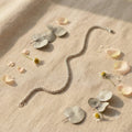 Pulsera Cadena Redonda Acero Inoxidable Plateado