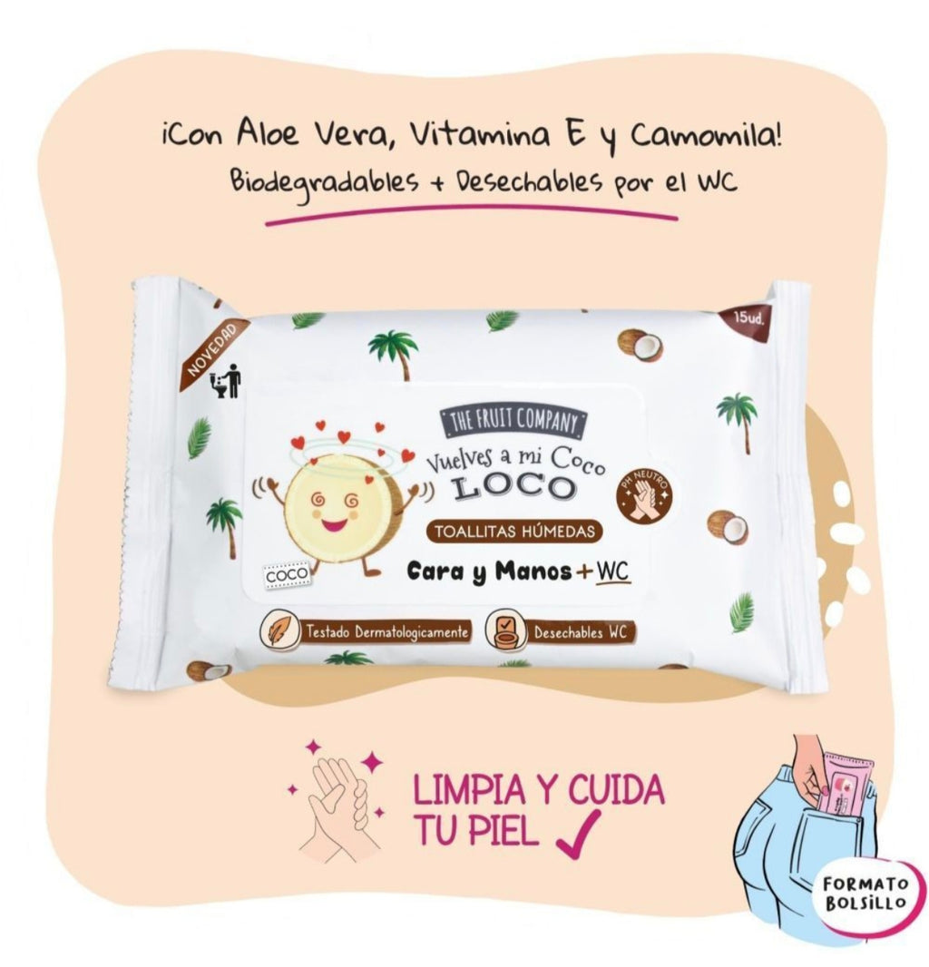 Toallitas Húmedas The Fruit Company - Elige tu Aroma