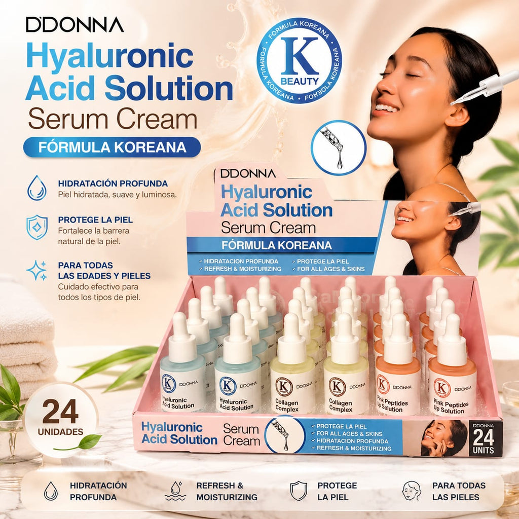 Serum Cream K-Beauty D'Donna expositor 24 unidades
