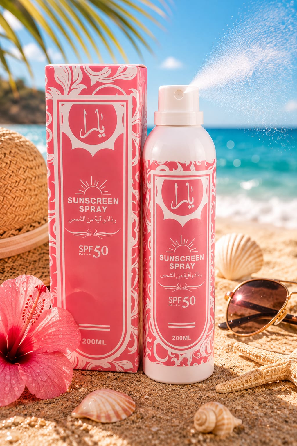 Spray protector solar Yara SPF 50 PA+++ 200ml con caja